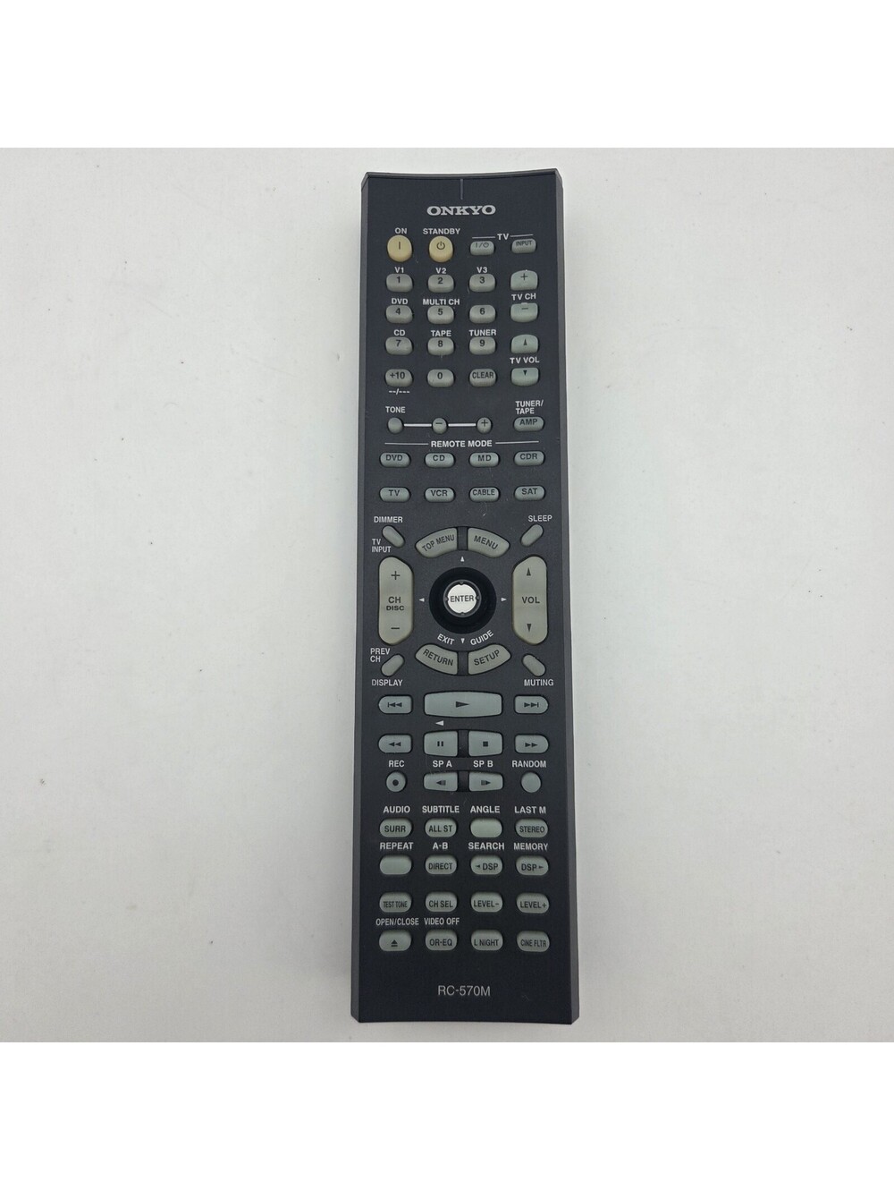 Genuine Onkyo RC-570M AV Receiver Remote Control HT-R520 HT-S770 HT-S870 Tested